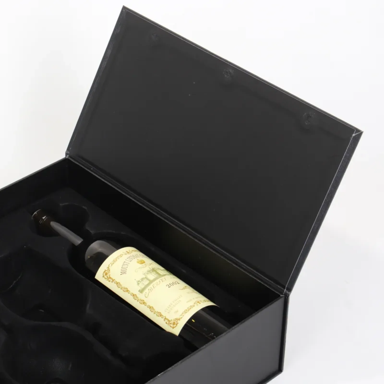 Two-Bottle Wine Glass Set Gift Box